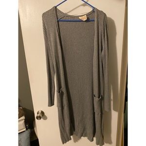 Large Long Length Cardigan